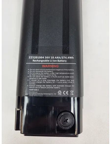 Bateria Do E-bike 36V 10,4Ah 374Wh Do Roweru Elektrycznego Zundapp