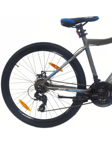 Rower Górski MTB 27,5 Alu Revo Amortyzacja Tarcze Szary Dzwonek Odblaski