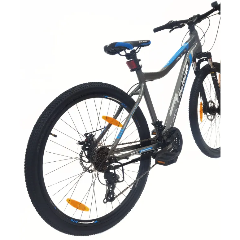 Rower Górski MTB 27,5 Alu Revo Amortyzacja Tarcze Szary Dzwonek Odblaski