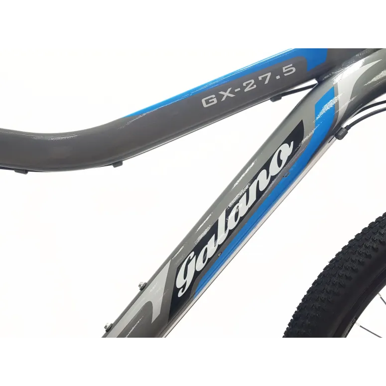 Rower Górski MTB 27,5 Alu Revo Amortyzacja Tarcze Szary Dzwonek Odblaski