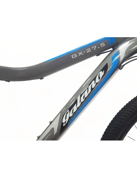 Rower Górski MTB 27,5 Alu Revo Amortyzacja Tarcze Szary Dzwonek Odblaski