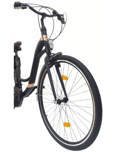 Rower Miejski Damski 28 Alu Bagaż Sakwy Dzwonek Stopka Oświetlenie Błotniki