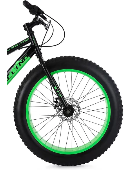 Fatbike Rower Chłopięcy 24 Grube Opony Komunia