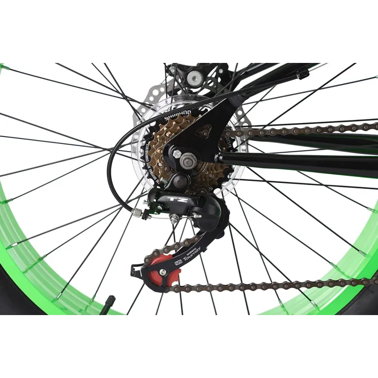 Fatbike Rower Chłopięcy 24 Grube Opony Komunia