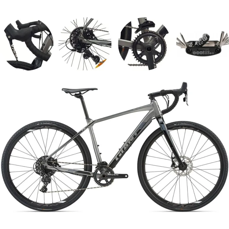 Rower Szosowy Gravel Giant ToughRoad Alu Hydraulika Apex Dzwonek Lekki