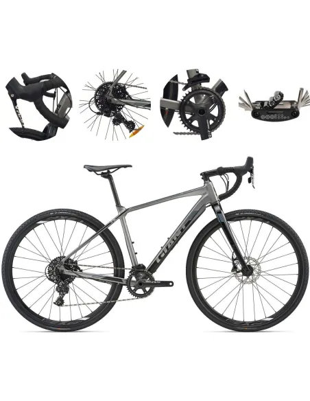 Rower Szosowy Gravel Giant ToughRoad Alu Hydraulika Apex Dzwonek Lekki