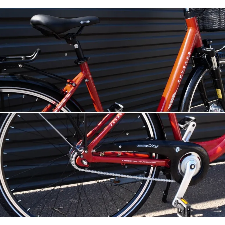 Rower Miejski Damski 28 Koszyk Dynamo Błotniki Bagaż Dzwonek Stopka Damka