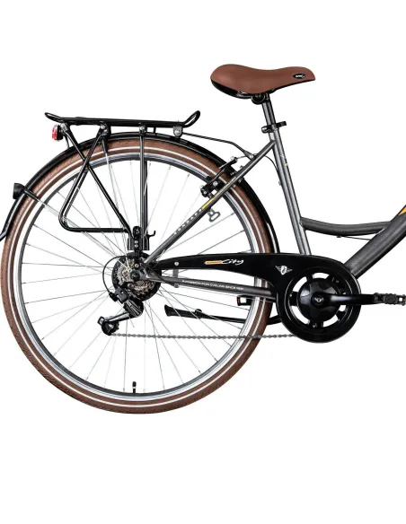 Rower Miejski Damski 28 Koszyk Dynamo Błotniki Bagaż Dzwonek Stopka Damka