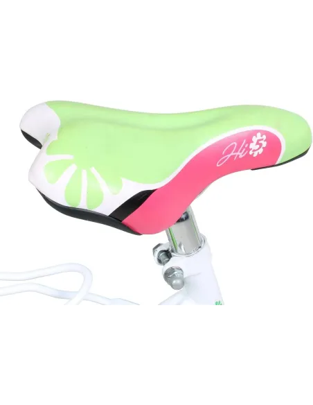 Dziewczęcy Rowerek 14 Kółka Boczne Kontra Wstążki