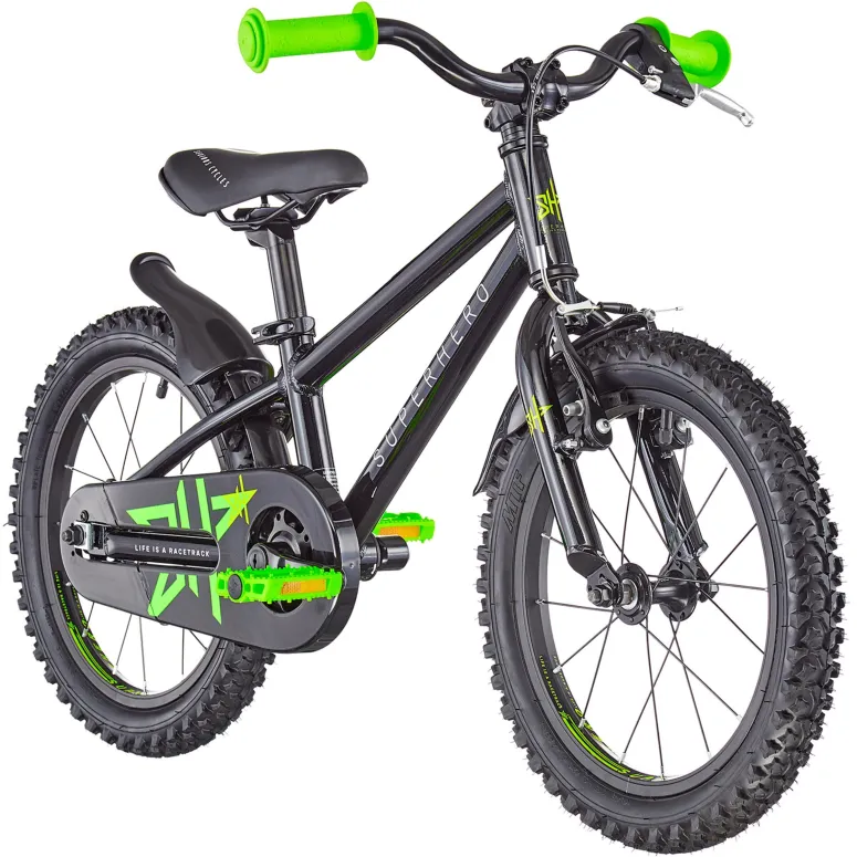 ALU Dziecięcy Rowerek SuperHero 16 Kółka Kontra