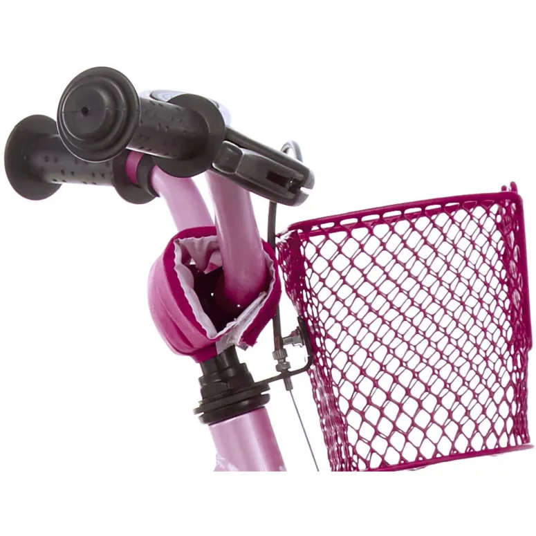Dziewczęcy Rowerek 16 Kontra Kółka Boczne Koszyk