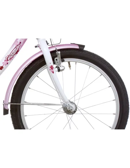 Dziewczęcy Rowerek 16 Kontra Kółka Boczne Koszyk