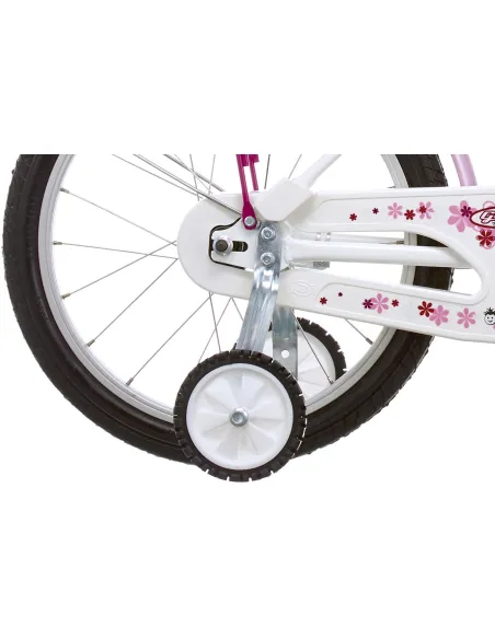 Dziewczęcy Rowerek 16 Kontra Kółka Boczne Koszyk