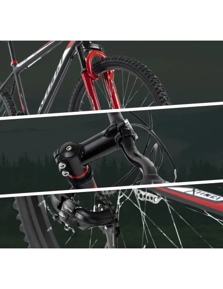 Rower Górski 26 Młodzieżowy Hardtail MTB Tarcze Amortyzacja Uniwersalny