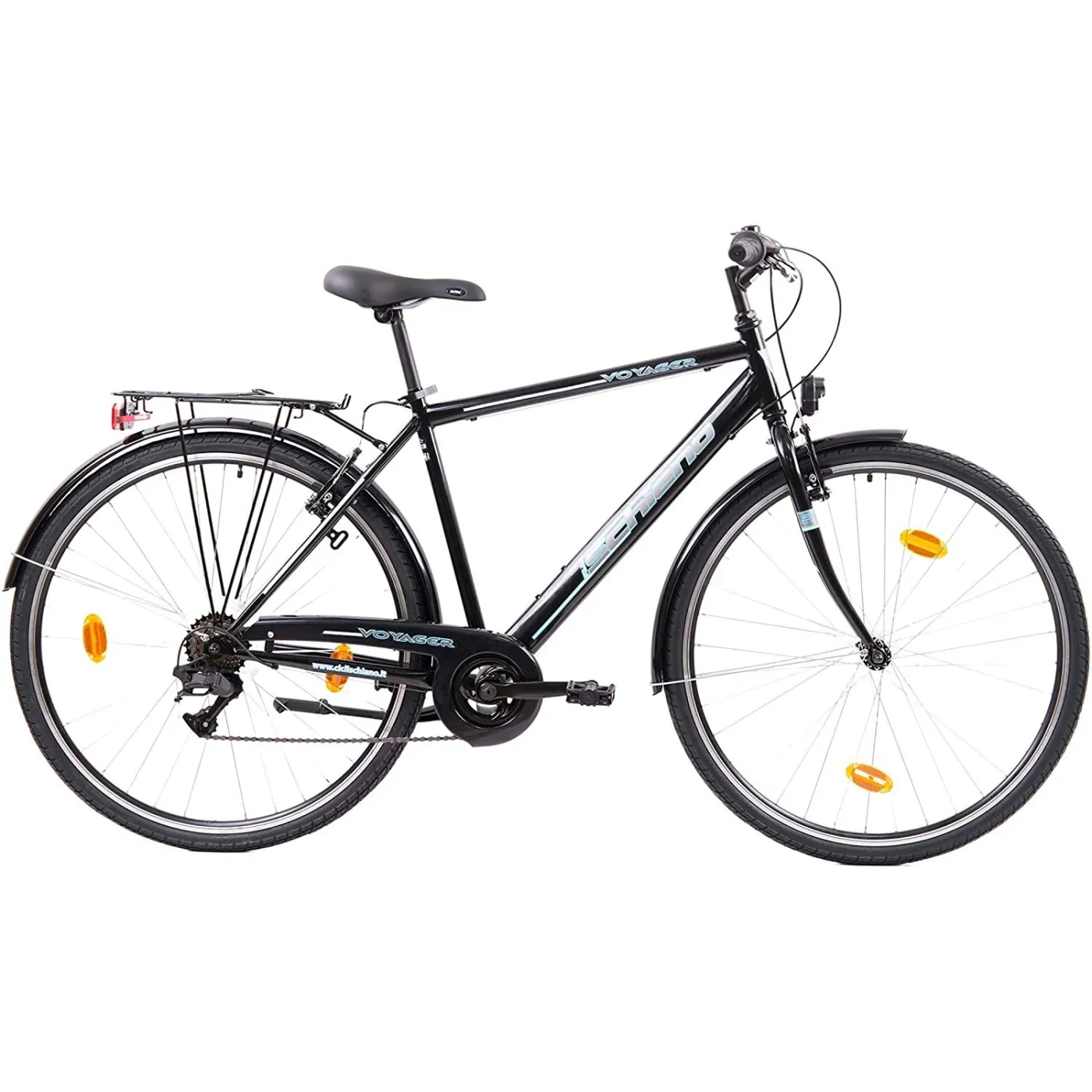 Trekkingowy Rower Męski Turystyczny 28 Bagażnik