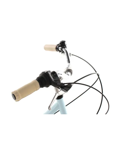 Damski Rower Miejski 28 Damka Shimano Stal Bagażnik Światła Retro Błotniki