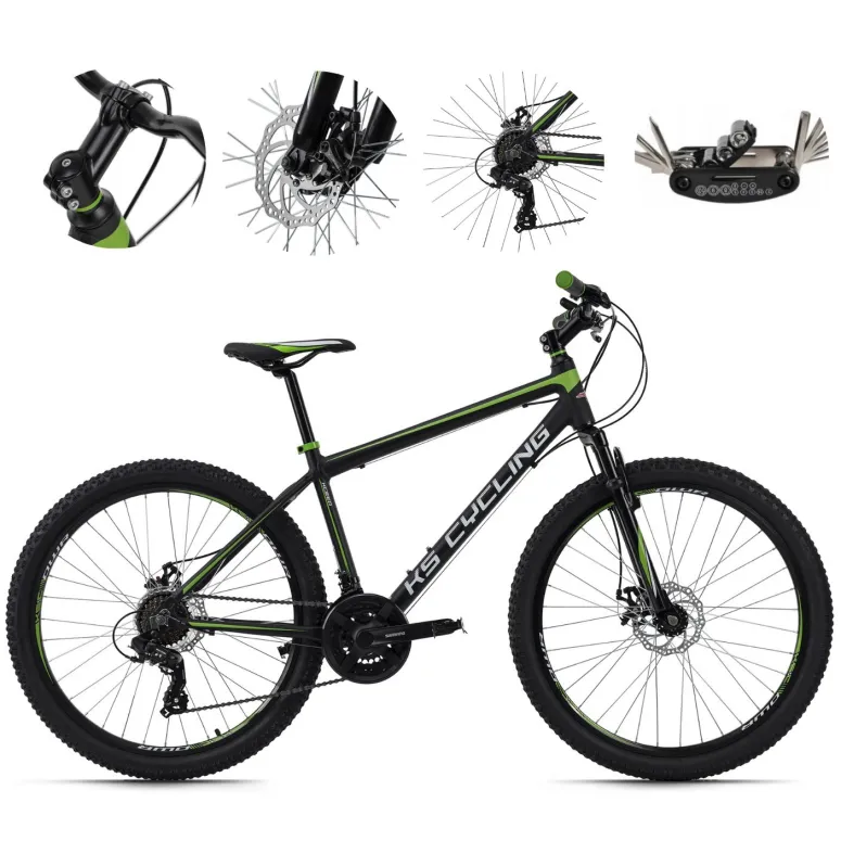 Rower Górski Damski Męski 26 MTB Aluminiowy Hamulce Tarczowe Cyngle Góral