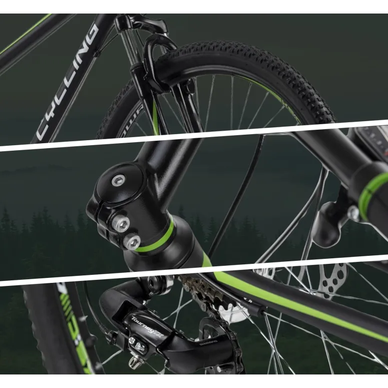 Rower Górski Damski Męski 26 MTB Aluminiowy Hamulce Tarczowe Cyngle Góral