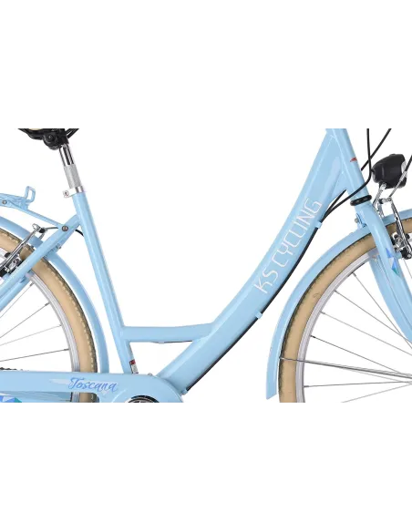 Miejski Damski Dziewczęcy Rower 28 Damka Światła