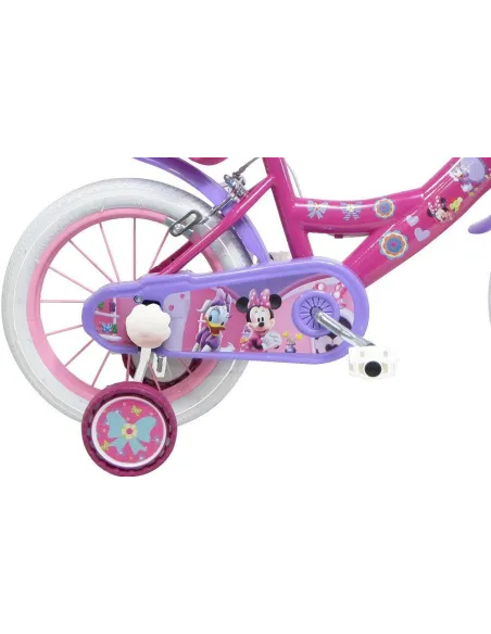 Dziewczęcy Rowerek 14 Disney Myszka Minnie Kółka