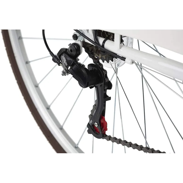 Miejski Rower Damski 28 Retro Styl Damka Światła