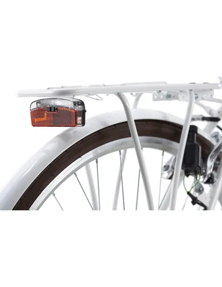 Miejski Rower Damski 28 Retro Styl Damka Światła