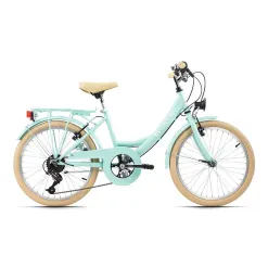 Dziecięcy Rower 20 Miejski Dziewczęcy Bagażnik Błotniki Światła Dzwonek