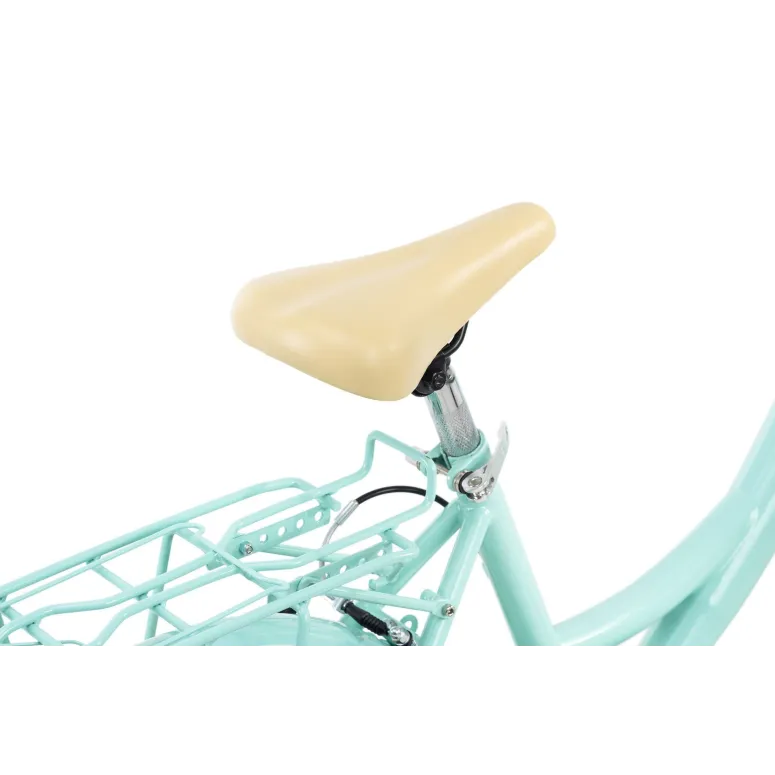 Dziecięcy Rower 20 Miejski Dziewczęcy Bagażnik Błotniki Światła Dzwonek