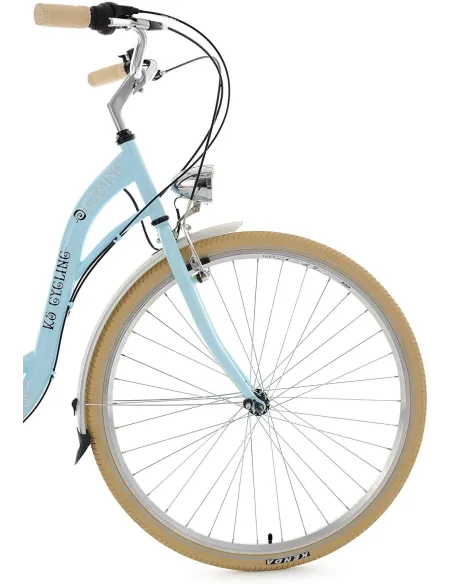 Miejski Rower Damski Dziewczęcy Retro 28 Światła