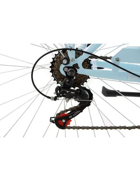 Miejski Rower Damski Dziewczęcy Retro 28 Światła