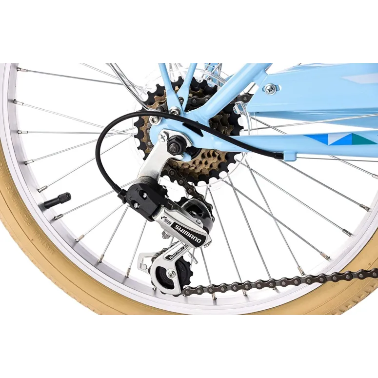 Dziewczęcy Rower Miejski 20 Dziecięcy 6 Biegów