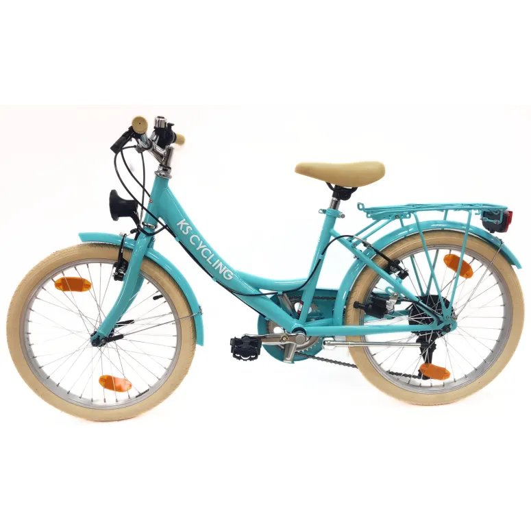 Rower Miejski Dziecięcy 20 Stalowy Bagażnik Osłona Światła Dzwonek Stopka