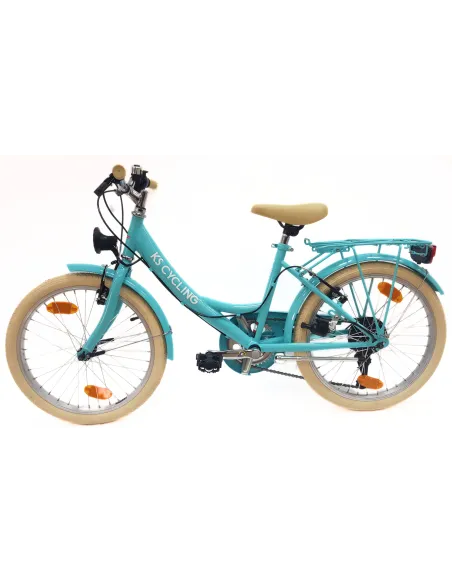 Rower Miejski Dziecięcy 20 Stalowy Bagażnik Osłona Światła Dzwonek Stopka