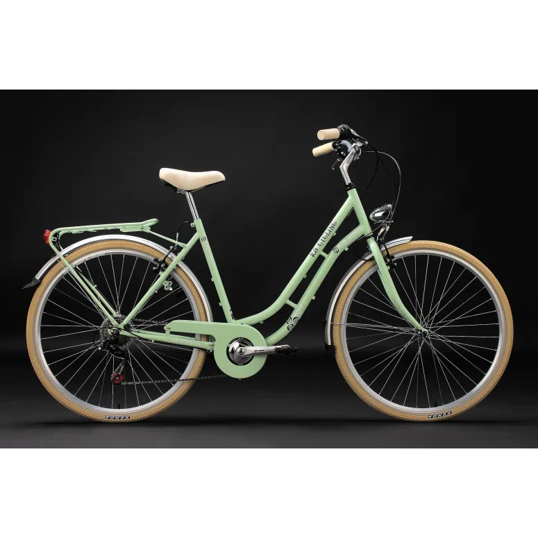 Rower Miejski Damski Dziewczęcy 28 Retro Bagażnik