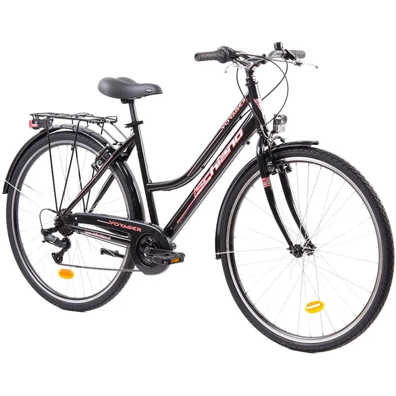 Miejski Rower Damski 28 Damka 7 Biegów Światła ALU