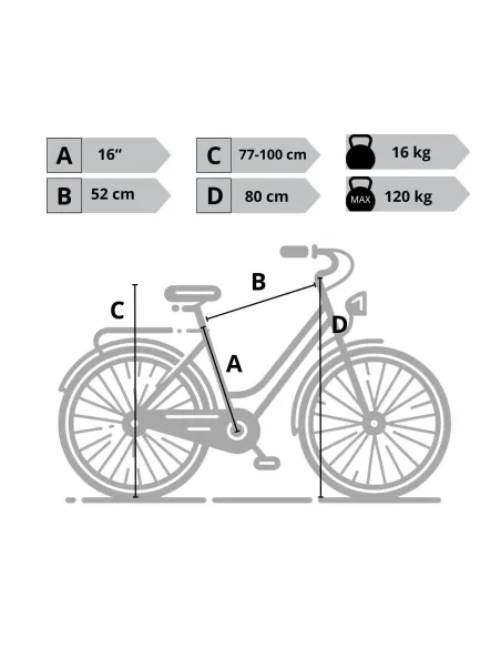 Rower Miejski Damski Dziewczęcy 26 Stal Światła Bagażnik Odblaski Dzwonek