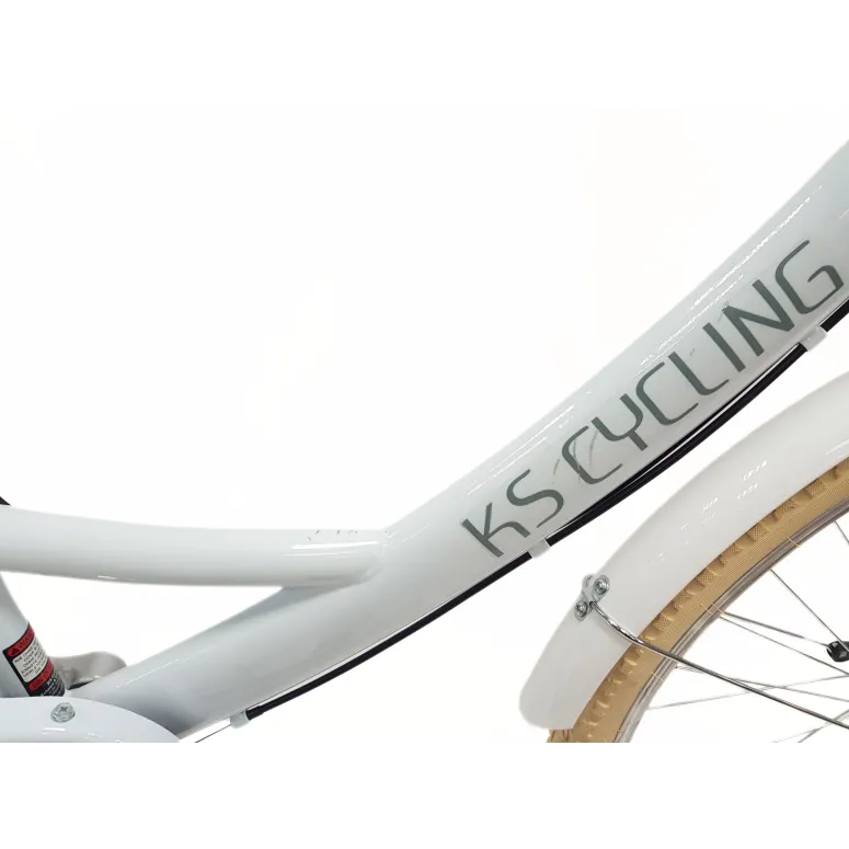 Rower Miejski Damski Dziewczęcy 26 Stal Światła Bagażnik Odblaski Dzwonek