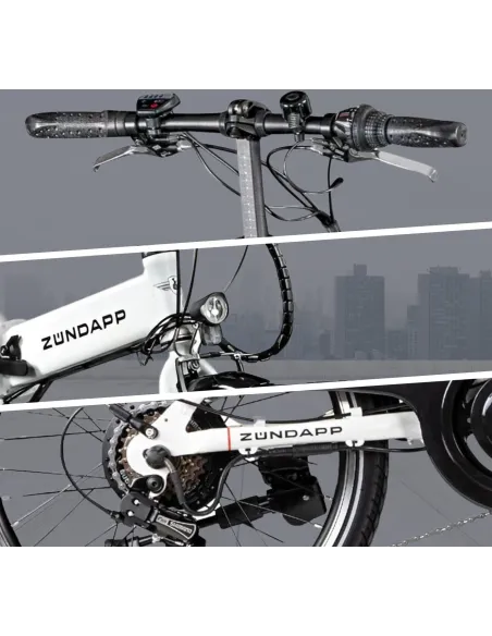 Elektryczny Rower Składany 20 Miejski 250W Revo Składak 3 Tryby Wspomaganie