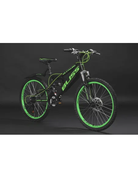 Rower Górski 24 MTB Młodzieżowy Tarcze Amortyzacja