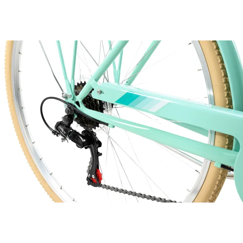 Miejski Rower Damski 28 Damka 6 Biegów Koszyk