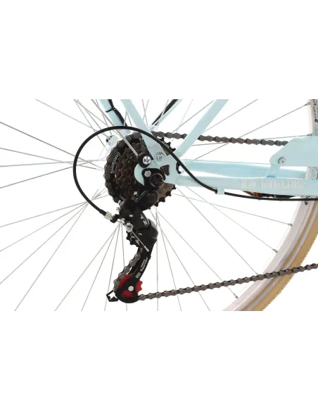 Rower Miejski 28 Damski Dziewczęcy 6 Bieg Światła