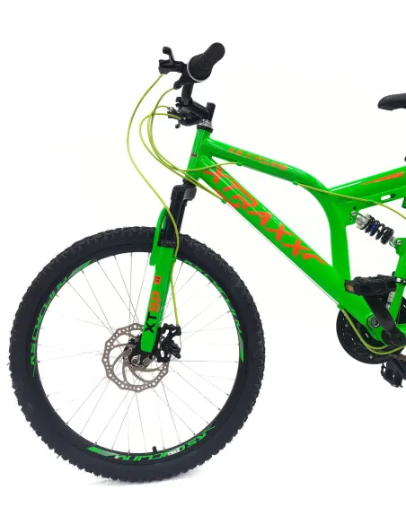 Rower Górski Dziecięcy 24 Młodzieżowy Pełna Amortyzacja Tarcze Microshift