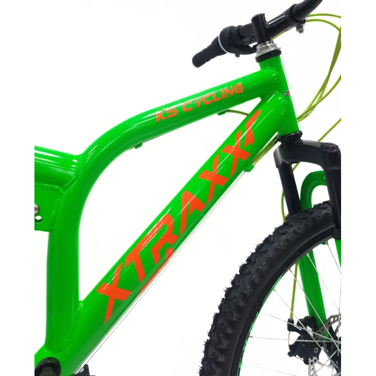 Rower Górski Dziecięcy 24 Młodzieżowy Pełna Amortyzacja Tarcze Microshift