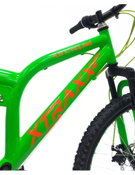 Rower Górski Dziecięcy 24 Młodzieżowy Pełna Amortyzacja Tarcze Microshift