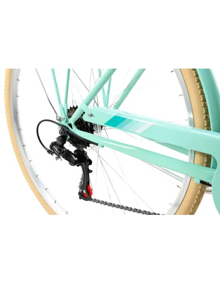 Rower Miejski Damski 28 Damka 6 Biegów Koszyk