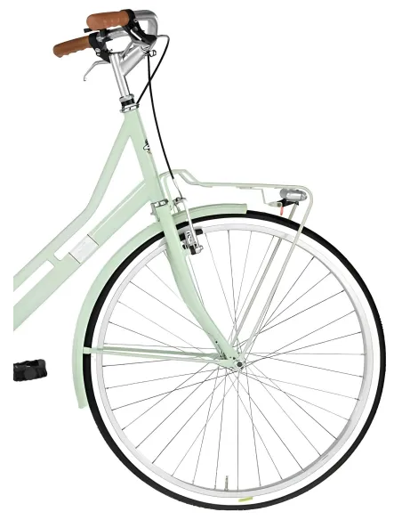 Rower Miejski Damski 26 Retro Damka Jednobiegowa Błotniki Stopka Światła