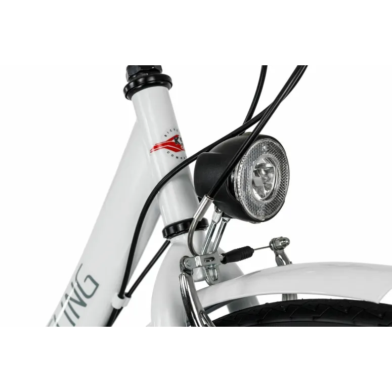 Rower Miejski Damski Dziewczęcy 26 Światła 6 Bieg