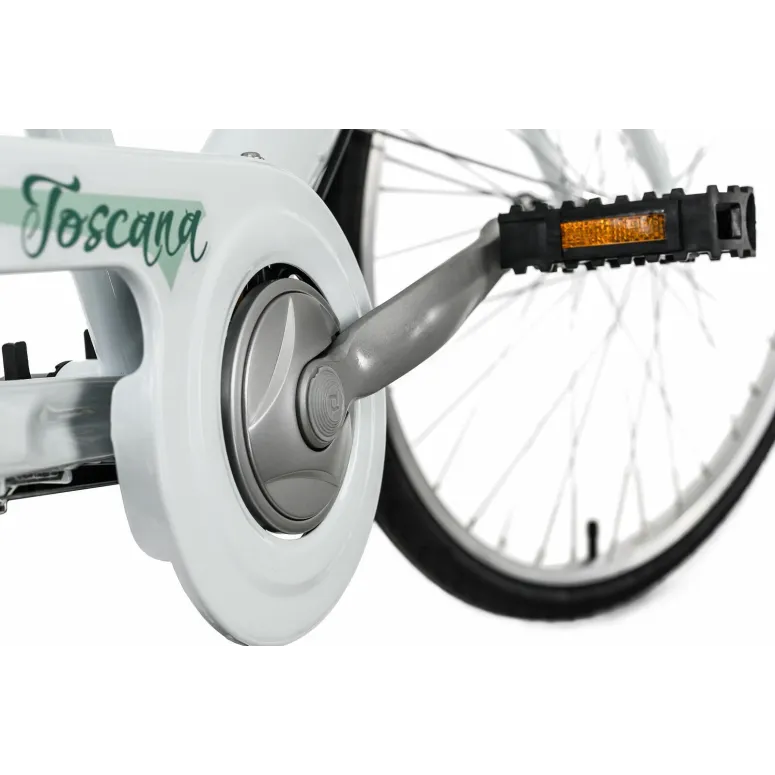 Rower Miejski Damski Dziewczęcy 26 Światła 6 Bieg