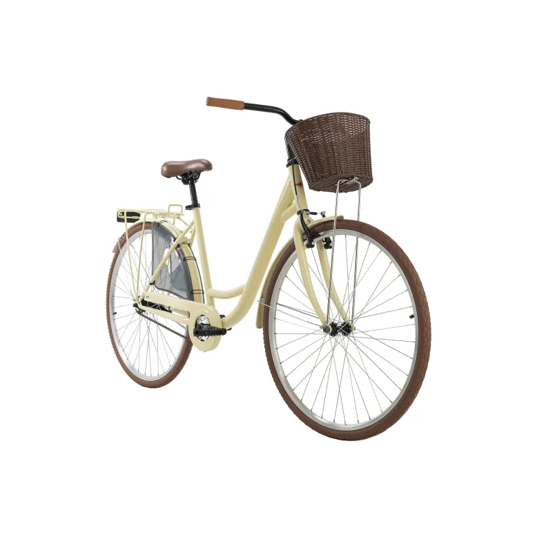 Rower Miejski Jednobiegowy Damski 28 Bagażnik