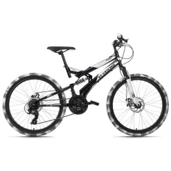 Rower Górski 24 Unisex Tarcze Amortyzacja 21 Bieg